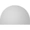 Ekena Millwork Round Top Surface Mount PVC Gable Vent w/ 2"W x 2"P Brickmould Sill Frame, 40"W x 26"H GVPRT40X2603SN - alternate 3